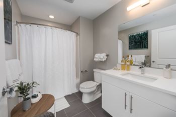 Ceramic-tiled bathrooms